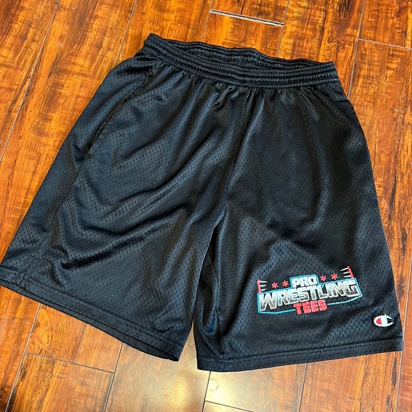 Original Pro Wrestling Tees mesh champion Shorts - Picture 1 of 4